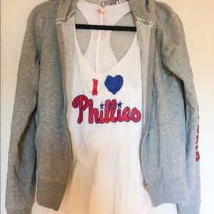 Phillies Tank & Zip Up Hoodie BUNDLE